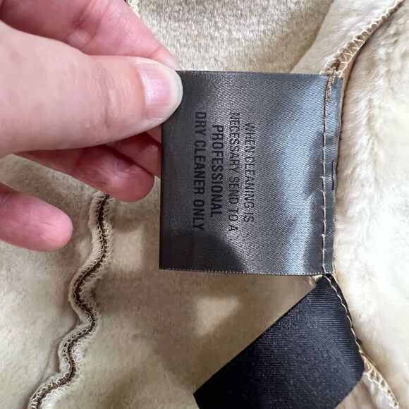 Wilsons Leather Faux Suede Belted Penny Lane Coat Women’s Sz XL‎ Vintage Retro - Picture 9 of 10